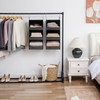 GRANNY SAYS Hanging Closet Shelf, 3-Shelf Foldable Hanging Organizers and