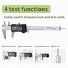 SCITOOLS Digital Caliper 0-6" Measuring Tool with Metal Ruler, Micrometer