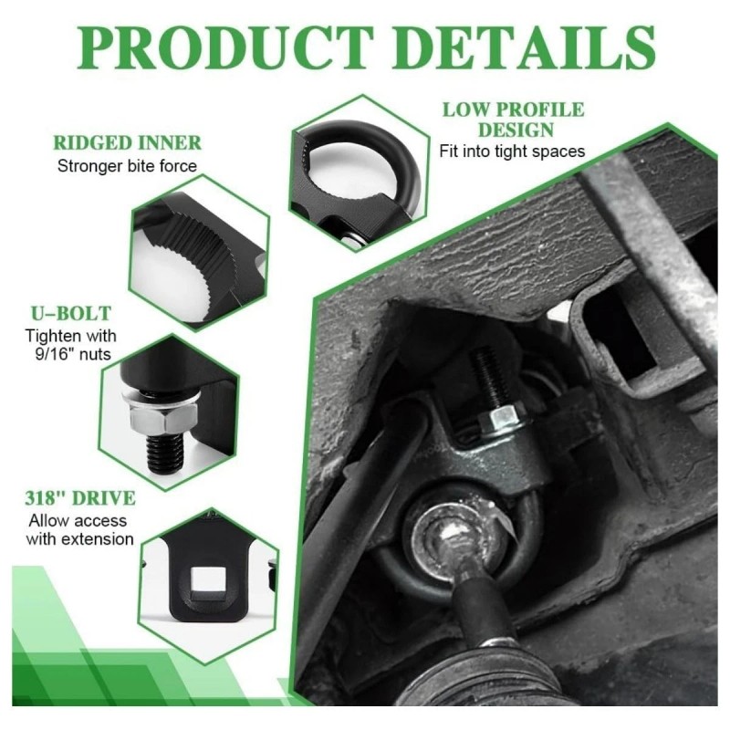 Upgraded Reliable Economical Compact Low Profile Inner Tie Rod Removal