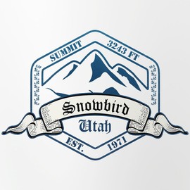 CafePress Snowbird Ski Resort Utah Pint Glass, 16 oz. Drinking Glass