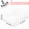Vowcarol Vowcarol CD Holder 2 Pack, Clear Acrylic CD Organizers,