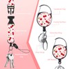 2 Pack Badge Holder with Retractable Reel Clip and Lanyard,