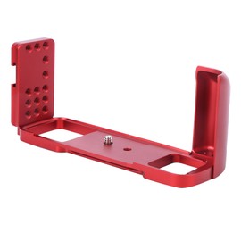L Quick Release Plate Horizontal Vertical Shooting Handle Base for Fuji GFX 50R CameraRed