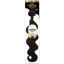 Sensationnel Human Hair Empire Bundles Weave - BODY WAVE 10" (Color:NATURAL, Pack of 2)