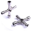 2pcs 4 in 1 Alloy Triangle/square 4 Way Service Utility