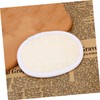 FOMIYES Exfoliating Loofah Pad Set Natural Sponges Pads Hook Loofah