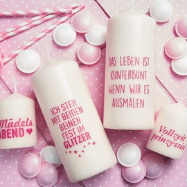 kerzilein Flame, Pink, 50 and Still Hot