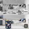 Space Rockets Laundry Hamper Cartoon Astronaut Large Storage Basket Planet