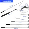 Kuvvfe 2 Pack Portable Extendable Back Scratcher, Stainless Steel Telescoping
