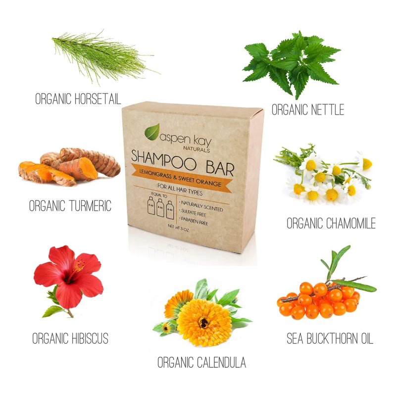 Champú Sólido De Aceite De Argán Marroquí Aspen Kay