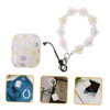 Mipcase Wireless Earbud Case Beaded Chain Shell Pattern Protective Sleeve