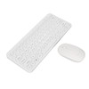 Keyboard Mouse Combo 2.4G Wireless Round Keycaps Ergonomic Design Silent