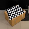 JarThenaAMCS 100Pcs 10 x 13in Checkered Poly Mailers Classic Black