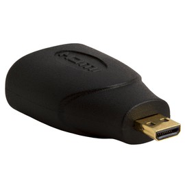 Cmple HDMI - microHDMI m/f Negro - Adaptador para Cable (HDMI, microHDMI, Male Connector/Female Connector, Negro)