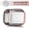 Lille Home Premium Stainless Steel Food Containers/Bento Lunch Box With