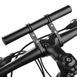 Samcos Bicycle Handlebar Extension Bracket Aluminum Alloy Bicycle Holder Lightweight Extension Mount Accessory Holder Easy Installation
