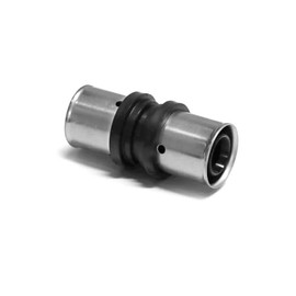 Sanpro THPRESS Press Fitting Coupling - Sleeve with TH Contour, Size 26 x 3, PPSU (Press Fitting)
