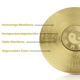 Coolden Fidget Spinner EDC Special High Performance Hand Spinner Fidget Toy Metal Stainless Steel Bearing 1-3 Min Finger Spinner Toy ADHD Anti-Stress Relief Toy Fidget Toys for Adults Children