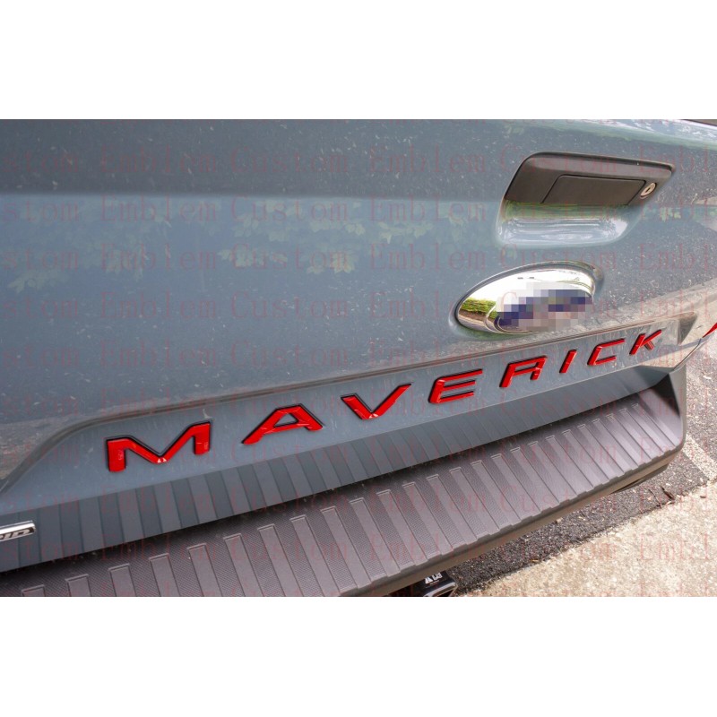 CDBK Red Black letters compatible with FORD MAVERICK 2022 23