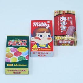 Collaboration Incense Incense Incense Assorted 3 Types (Mini Size), Milky, Azuki Bar, Sakuma Drop