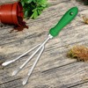Garden Rake Heavy Duty Stainless Steel Hand Rake Gardening Tools