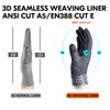 Vgo... 1 pair safety gloves, cut-resistant gloves, ANSI level A5,