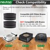Neutop Replacement Rubber Wheel Tires Compatible with iRobot Braava Jet