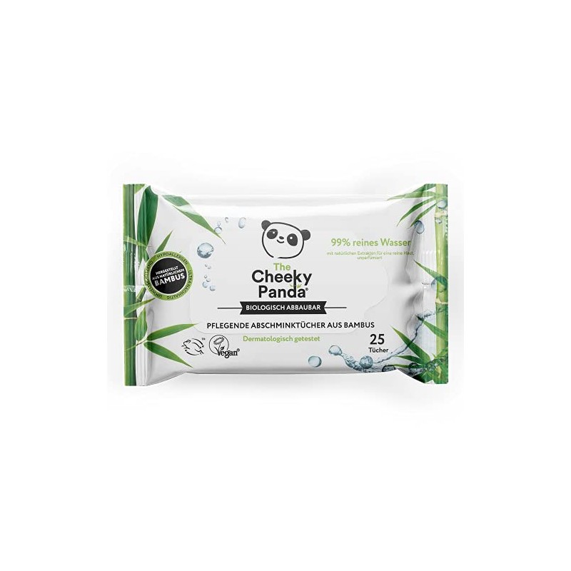 The Cheeky Panda - Bamboo make-up wipes - pack of