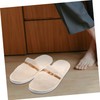 Healvian 2 Pairs of Hotel Coral Fleece Slippers Unisex Indoor