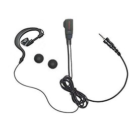 ICOM Compatible Incom Earphone Microphone Ear Hook Type (Compatible with 1 pin waterproof screw-in plug for Alinco/Yaes/Standard) FTH-107 FTH-108 FTH-208 FTH-307 FTH-308 SR-40 SR-45 SR-70 SR-100 dj-p22 For DJ-P221 IC-4300 IC-4350 EME-36A HM-177PI SSM-59 
