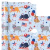 WRAPAHOLIC American Cat Wrapping Paper Roll - Mini Roll -