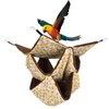 Small Pet Warm Hanging ThreeLayer Hammock Sleeping Bag Cage for