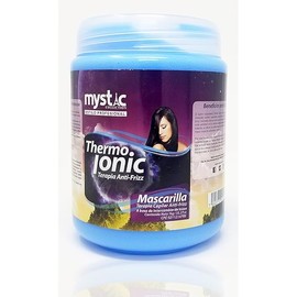 Thermo Group Mystic Thermo Ionic Anti Frizz Capillary Treatment Mask 35.27 Oz - Ionic Hair Treatment Mask For Straighter Frizz Free Smooth & Silky Hair - Reduces Tangles and Enhances Curls