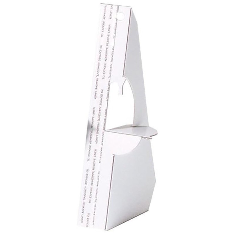 Lineco Lineco 328-3009 White Single-Wing 9" Self-Stick Chipboard Easel Backs