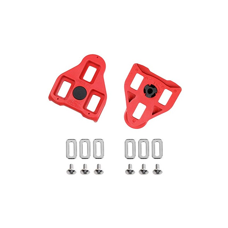 CyclingDeal Cr-Mo Axle Road Bike Bicycle Pedals Compatible with Look
