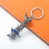 SONGCHANGJEWELRY Cyberpunk Rock Lolita Cool Weapon Keychain - Horror Excitement