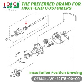 10L0L Golf Cart Rear Axle Bearing Compatible with Yamaha Drive/G29 Gas and Golf