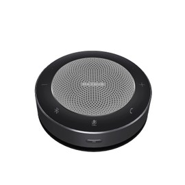 Enther&MAXHUB Upgraded BM21 Bluetooth Conference Speakerphone, Teleconference Speaker with Wireless Charging, USB Speaker with 6 Mics for Home Office, Enhanced 360° Voice Pickup and Noise Reduction