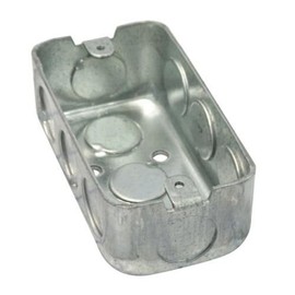 Crouse-Hinds TP594 Steel 1-Gang Utility Box 4 Inch x 2-1/8 Inch x 1-7/8 Inch