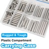 Yinpecly 110 Pcs 304 Stainless Steel Dowel Pin, M5 Cylindrical