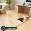 Koonmi Tempered Glass Chair Mat for Hardwood Floors & Carpets,