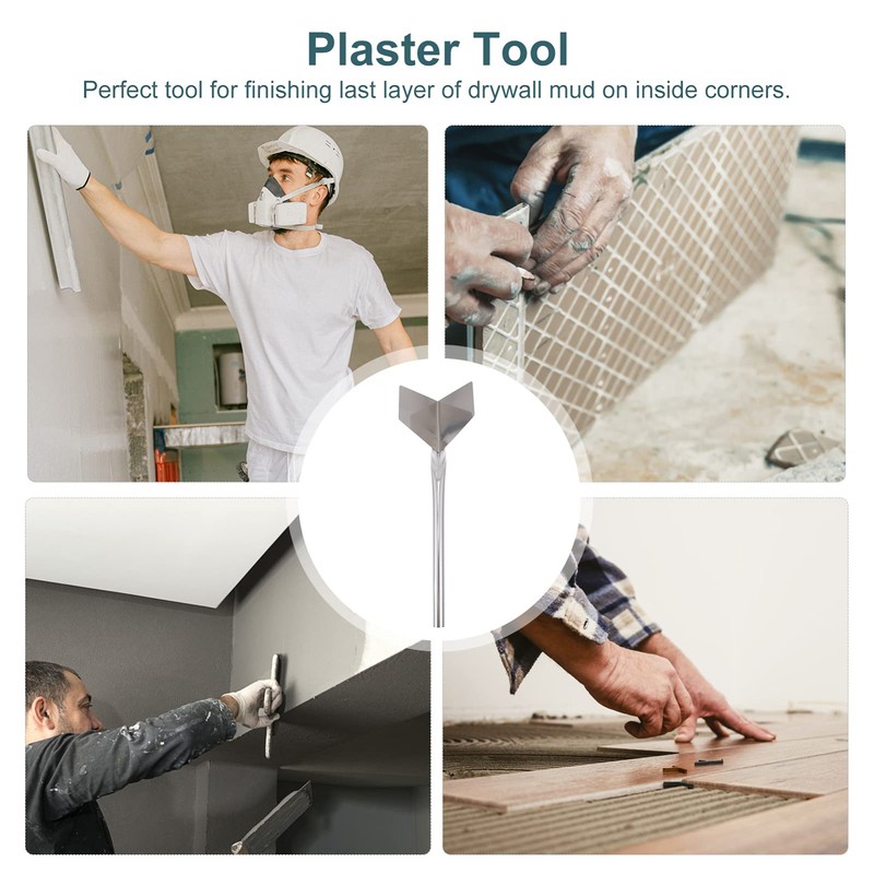 Angoily 6pcs External Corner Trowel Stainless Steel Outer Corner Tools