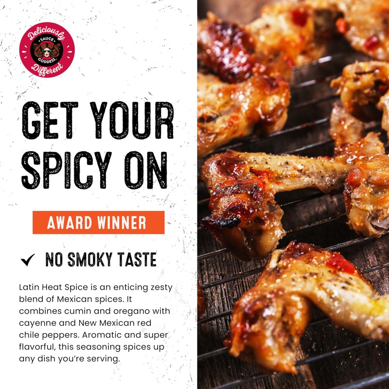Sauce Goddess - Southwest Latin Heat Shaker - Mexican Rub,