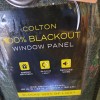 COLTON 100% BLACKOUT WINDOW PANEL ONE GROMMET PANEL 50" x