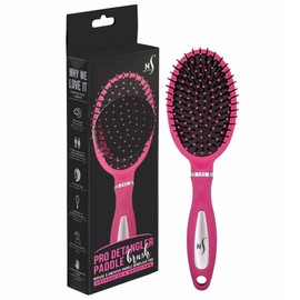 Herstyler Hair Brush Detangler - Untangle Brush for Thick Hair - No Tangles - Soft Bristles - Anti Slip Handle (Pink)