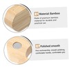 LABRIMP Magnetic Bamboo Food Tong Round Head Heat Resistant Kitchen