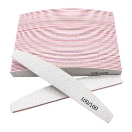 Henyall 12 Pcs Nail Files,Double Sided Emery Boards Nail Styling Tools,Washable Nail File Set,Nail Polisher,Professional Nail File for Home,Salon and Pets (Pink 100/100)