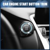 INFINAUTO Universal Bling Car Engine Start Stop Button Cover Car