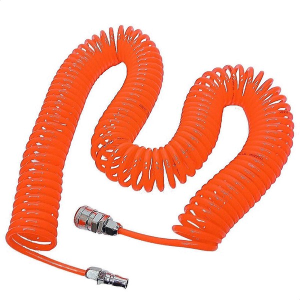 TEXST Spiral Air Hose [Effective Length 32.8 ft (10 m),