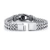 PiercingJak Viking Bracelet Men's Bracelet Wide 12 mm with Infinity